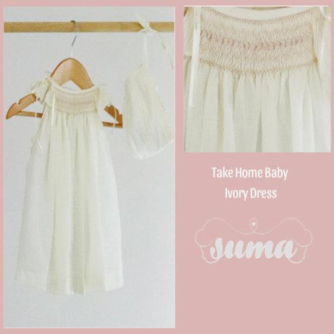 Coming Home Baby Girl Dresses Ivory, Take Home Outfit, Hospital Outfit, Girl Coming Home Outfit, Baby Girl  Hospital, Baby shower Gift